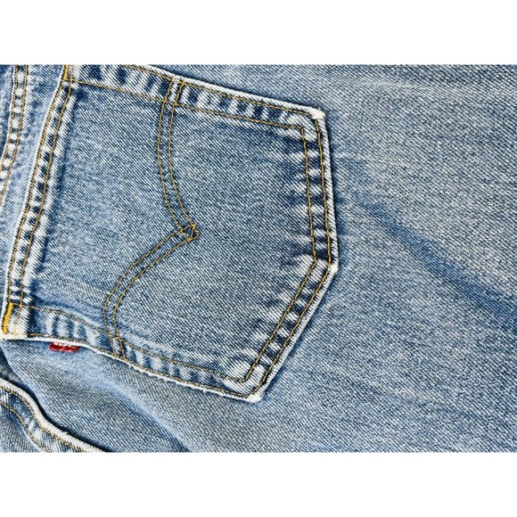 Vintage Levis 512 Slim Fit Tapered Leg Distressed Jeans USA - Picture 10 of 12